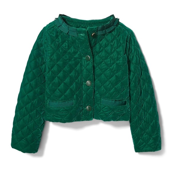 Janie and Jack | Velvet Quilted Jacket